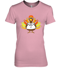Cool Thanksgiving Football Shirt _ Gobble Player Turkey Gift Women's Premium T-Shirt Women's Premium T-Shirt - HHHstores