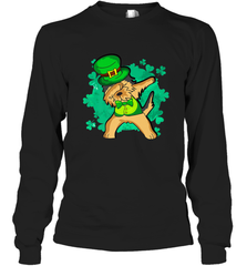 Dabbing Irish Terrier Dog Leprechaun St Patricks Day Ireland Long Sleeve T-Shirt Long Sleeve T-Shirt - HHHstores