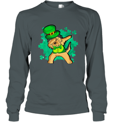 Dabbing Irish Terrier Dog Leprechaun St Patricks Day Ireland Long Sleeve T-Shirt Long Sleeve T-Shirt - HHHstores