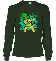 Dabbing Irish Terrier Dog Leprechaun St Patricks Day Ireland Long Sleeve T-Shirt Long Sleeve T-Shirt - HHHstores