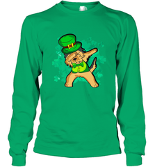 Dabbing Irish Terrier Dog Leprechaun St Patricks Day Ireland Long Sleeve T-Shirt Long Sleeve T-Shirt - HHHstores