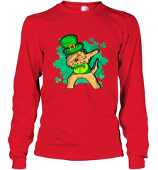 Dabbing Irish Terrier Dog Leprechaun St Patricks Day Ireland Long Sleeve T-Shirt Long Sleeve T-Shirt - HHHstores