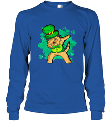 Dabbing Irish Terrier Dog Leprechaun St Patricks Day Ireland Long Sleeve T-Shirt Long Sleeve T-Shirt - HHHstores