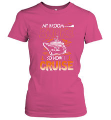 My Broom Broke So Now I Cruise Halloween Cruising Women's T-Shirt Women's T-Shirt - HHHstores