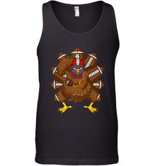 Cool Turkey Football Feathers Funny Thanksgiving Sports Men's Tank Top Men's Tank Top - HHHstores