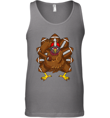 Cool Turkey Football Feathers Funny Thanksgiving Sports Men's Tank Top Men's Tank Top - HHHstores