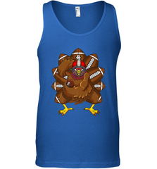 Cool Turkey Football Feathers Funny Thanksgiving Sports Men's Tank Top Men's Tank Top - HHHstores
