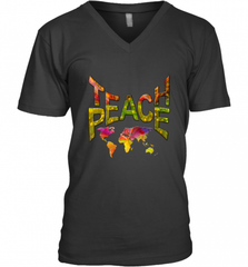 Teach Peace  prime Tshirt Nadine May Men's V-Neck Men's V-Neck - HHHstores