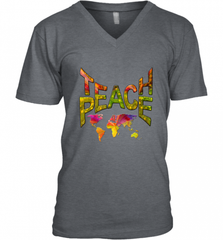Teach Peace  prime Tshirt Nadine May Men's V-Neck Men's V-Neck - HHHstores