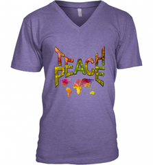 Teach Peace  prime Tshirt Nadine May Men's V-Neck Men's V-Neck - HHHstores
