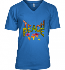 Teach Peace  prime Tshirt Nadine May Men's V-Neck Men's V-Neck - HHHstores