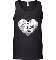 Love Valentines Day Heart Vintage Gift For Men Women Men's Tank Top Men's Tank Top - HHHstores