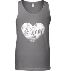 Love Valentines Day Heart Vintage Gift For Men Women Men's Tank Top Men's Tank Top - HHHstores