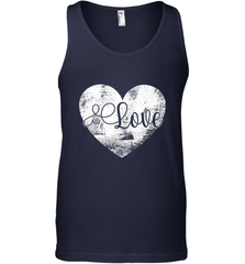 Love Valentines Day Heart Vintage Gift For Men Women Men's Tank Top Men's Tank Top - HHHstores