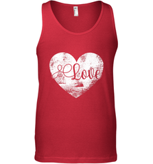 Love Valentines Day Heart Vintage Gift For Men Women Men's Tank Top Men's Tank Top - HHHstores