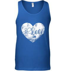 Love Valentines Day Heart Vintage Gift For Men Women Men's Tank Top Men's Tank Top - HHHstores