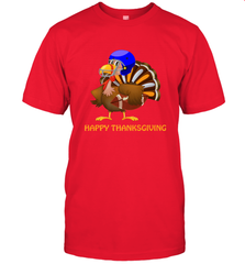 Cool Happy Thanksgiving Football Shirt Gobble Player Turkey Men's T-Shirt Men's T-Shirt - HHHstores