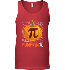 Pumpkin Pi Shirt Math Halloween Thanksgiving Costume Pie Day Men's Tank Top Men's Tank Top - HHHstores