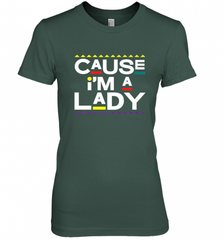 Cause I'm A Lady Damn Gina T Shirt 90s TV Show Men Funny Women's Premium T-Shirt Women's Premium T-Shirt - HHHstores