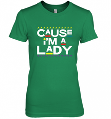 Cause I'm A Lady Damn Gina T Shirt 90s TV Show Men Funny Women's Premium T-Shirt Women's Premium T-Shirt - HHHstores