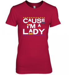 Cause I'm A Lady Damn Gina T Shirt 90s TV Show Men Funny Women's Premium T-Shirt Women's Premium T-Shirt - HHHstores