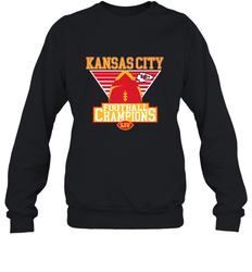 Kansas City Old School Football _ The City Of Champions LIV Crewneck Sweatshirt