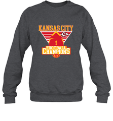 Kansas City Old School Football _ The City Of Champions LIV Crewneck Sweatshirt Crewneck Sweatshirt - HHHstores