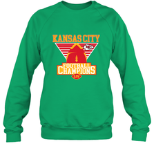 Kansas City Old School Football _ The City Of Champions LIV Crewneck Sweatshirt Crewneck Sweatshirt - HHHstores