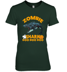 Zombie Shark Doo Doo Doo Halloween Shake Costume Lover Gifts Women's Premium T-Shirt Women's Premium T-Shirt - HHHstores