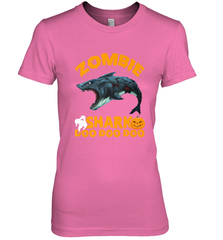 Zombie Shark Doo Doo Doo Halloween Shake Costume Lover Gifts Women's Premium T-Shirt Women's Premium T-Shirt - HHHstores