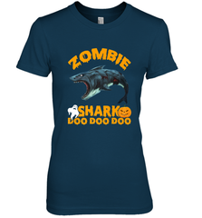 Zombie Shark Doo Doo Doo Halloween Shake Costume Lover Gifts Women's Premium T-Shirt Women's Premium T-Shirt - HHHstores