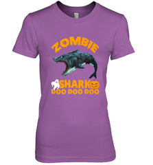Zombie Shark Doo Doo Doo Halloween Shake Costume Lover Gifts Women's Premium T-Shirt Women's Premium T-Shirt - HHHstores