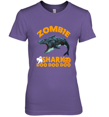 Zombie Shark Doo Doo Doo Halloween Shake Costume Lover Gifts Women's Premium T-Shirt Women's Premium T-Shirt - HHHstores