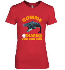 Zombie Shark Doo Doo Doo Halloween Shake Costume Lover Gifts Women's Premium T-Shirt Women's Premium T-Shirt - HHHstores