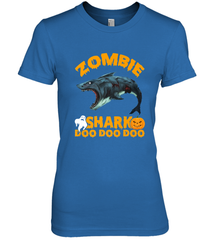 Zombie Shark Doo Doo Doo Halloween Shake Costume Lover Gifts Women's Premium T-Shirt Women's Premium T-Shirt - HHHstores