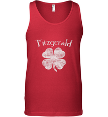 Vintage Fitzgerald Irish Shamrock St Patty's Day Men's Tank Top Men's Tank Top - HHHstores