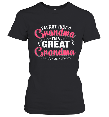 I'm a great Grandma Women's T-Shirt Women's T-Shirt / Black / XS Women's T-Shirt - HHHstores