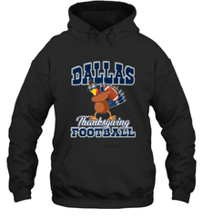 Dallas Thanksgiving Day Funny Turkey Playing Texas Football Premium T Shirt Hooded Sweatshirt Hooded Sweatshirt - HHHstores