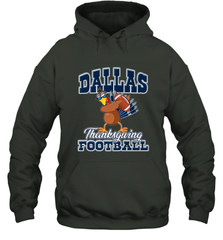 Dallas Thanksgiving Day Funny Turkey Playing Texas Football Premium T Shirt Hooded Sweatshirt Hooded Sweatshirt - HHHstores