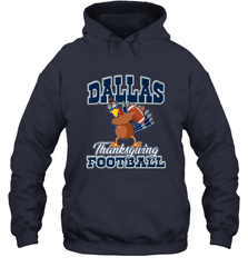 Dallas Thanksgiving Day Funny Turkey Playing Texas Football Premium T Shirt Hooded Sweatshirt Hooded Sweatshirt - HHHstores
