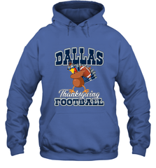 Dallas Thanksgiving Day Funny Turkey Playing Texas Football Premium T Shirt Hooded Sweatshirt Hooded Sweatshirt - HHHstores