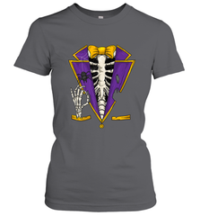 Skeleton Tuxedo Suit Halloween Costume Bones Women's T-Shirt Women's T-Shirt - HHHstores