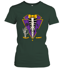 Skeleton Tuxedo Suit Halloween Costume Bones Women's T-Shirt Women's T-Shirt - HHHstores