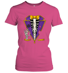 Skeleton Tuxedo Suit Halloween Costume Bones Women's T-Shirt Women's T-Shirt - HHHstores