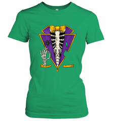 Skeleton Tuxedo Suit Halloween Costume Bones Women's T-Shirt Women's T-Shirt - HHHstores
