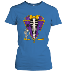 Skeleton Tuxedo Suit Halloween Costume Bones Women's T-Shirt Women's T-Shirt - HHHstores