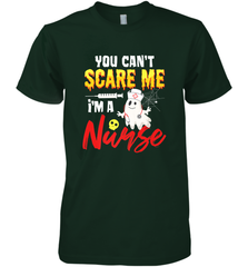 You Can't Scare Me I'm A Nurse Funny Halloween Witch Hat Men's Premium T-Shirt Men's Premium T-Shirt - HHHstores