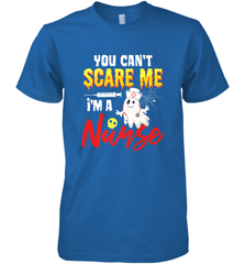You Can't Scare Me I'm A Nurse Funny Halloween Witch Hat Men's Premium T-Shirt Men's Premium T-Shirt - HHHstores