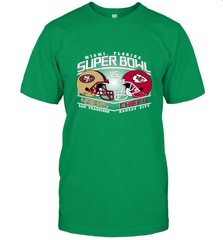 NFL Super bowl San Francisco 49ers vs. Kansas City Chiefs Men's T-Shirt Men's T-Shirt - HHHstores