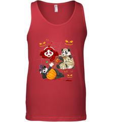 Panda Happy Halloween T shirt Cute Mummy Witch Pumpkin Men's Tank Top Men's Tank Top - HHHstores